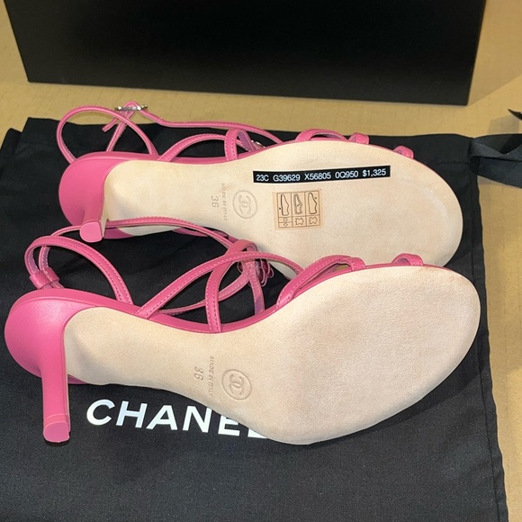 Authentic Chanel Sandals size 36 - Picture 6 of 13